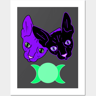 Double cat Posters and Art